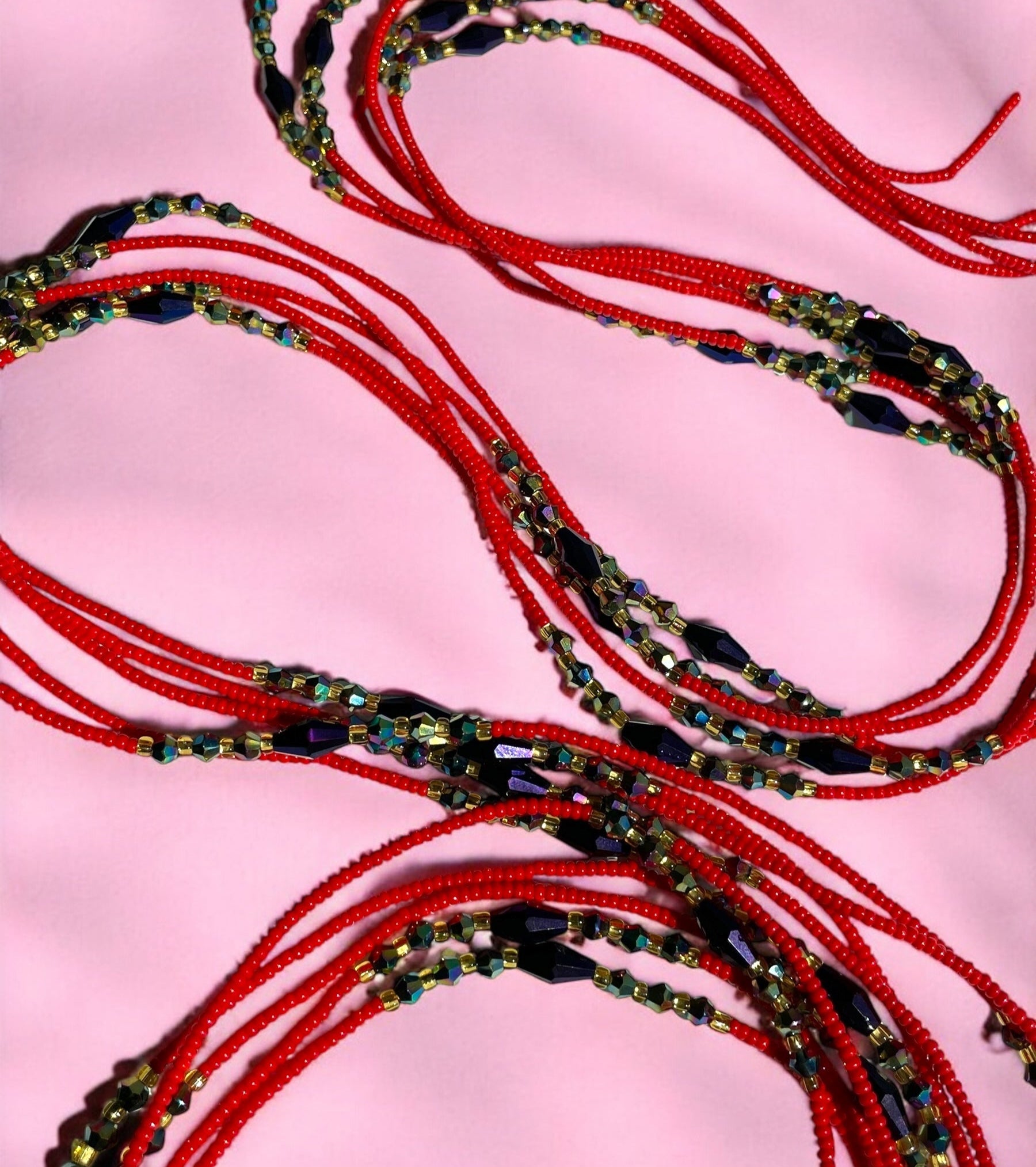 Rubino - Single Strand Waist Bead