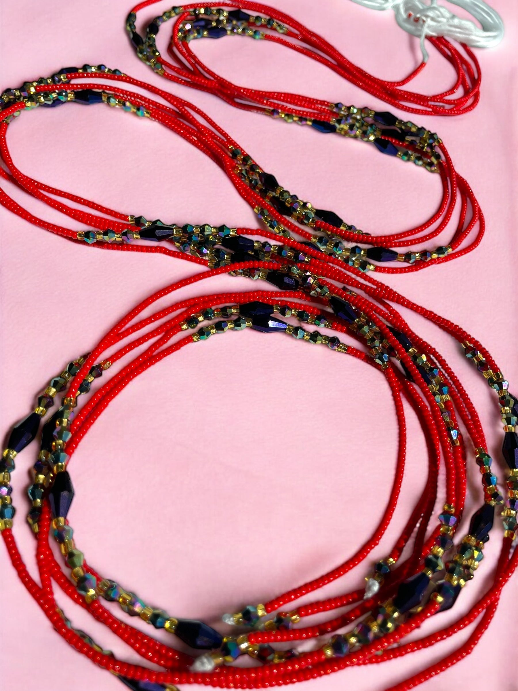 Rubino - Single Strand Waist Bead