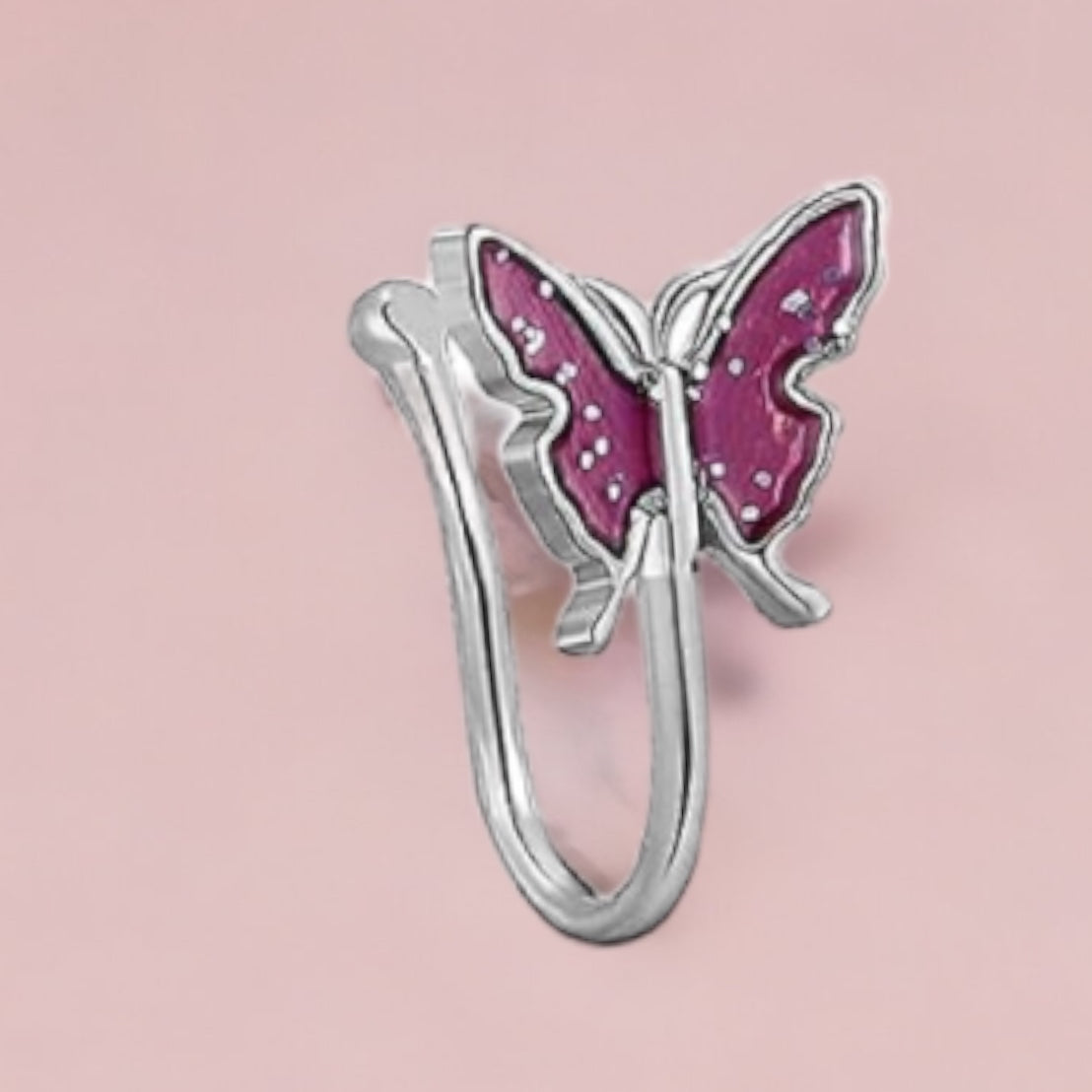 Painted Butterfly Nose Cuff