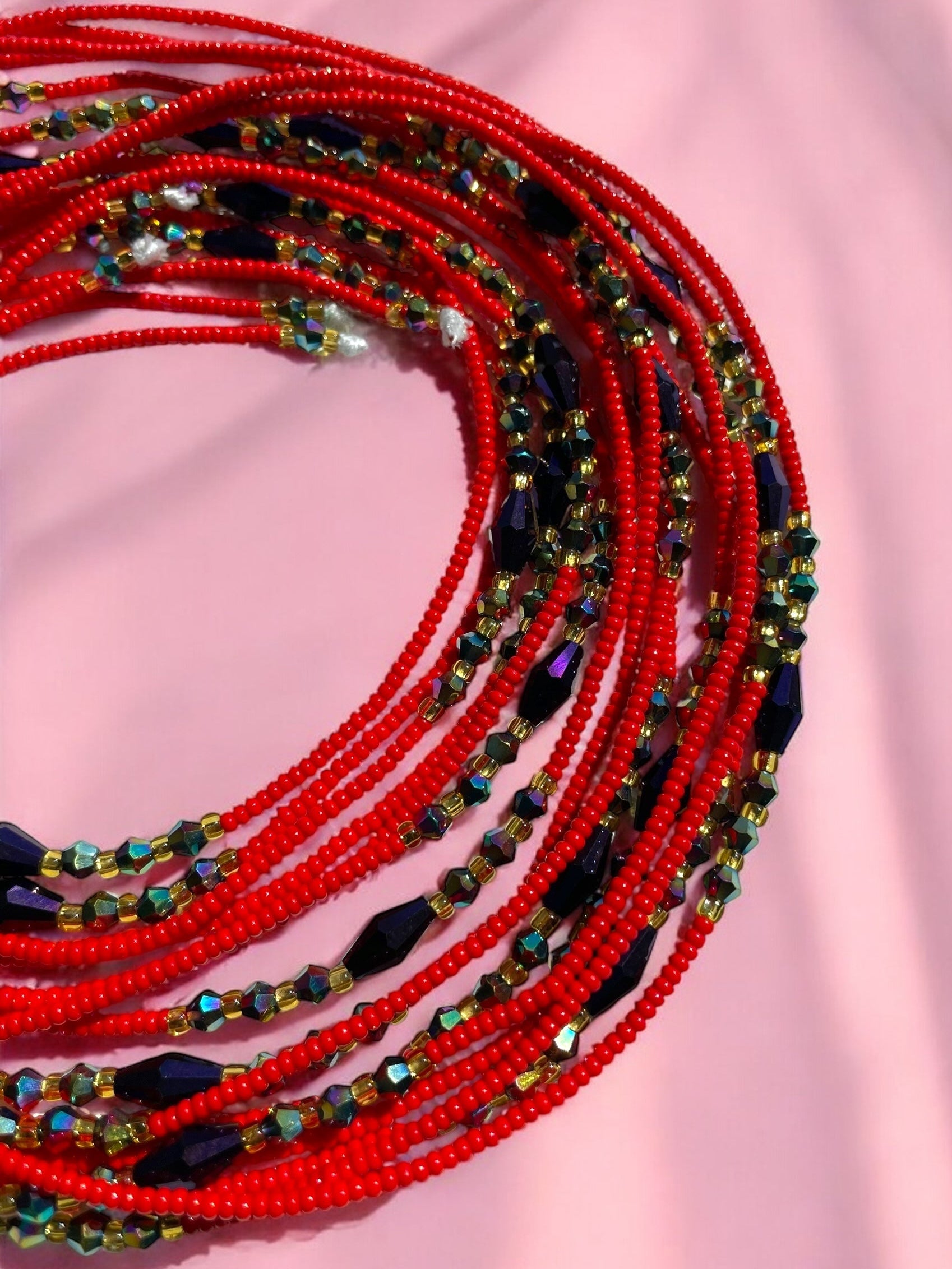 Rubino - Single Strand Waist Bead