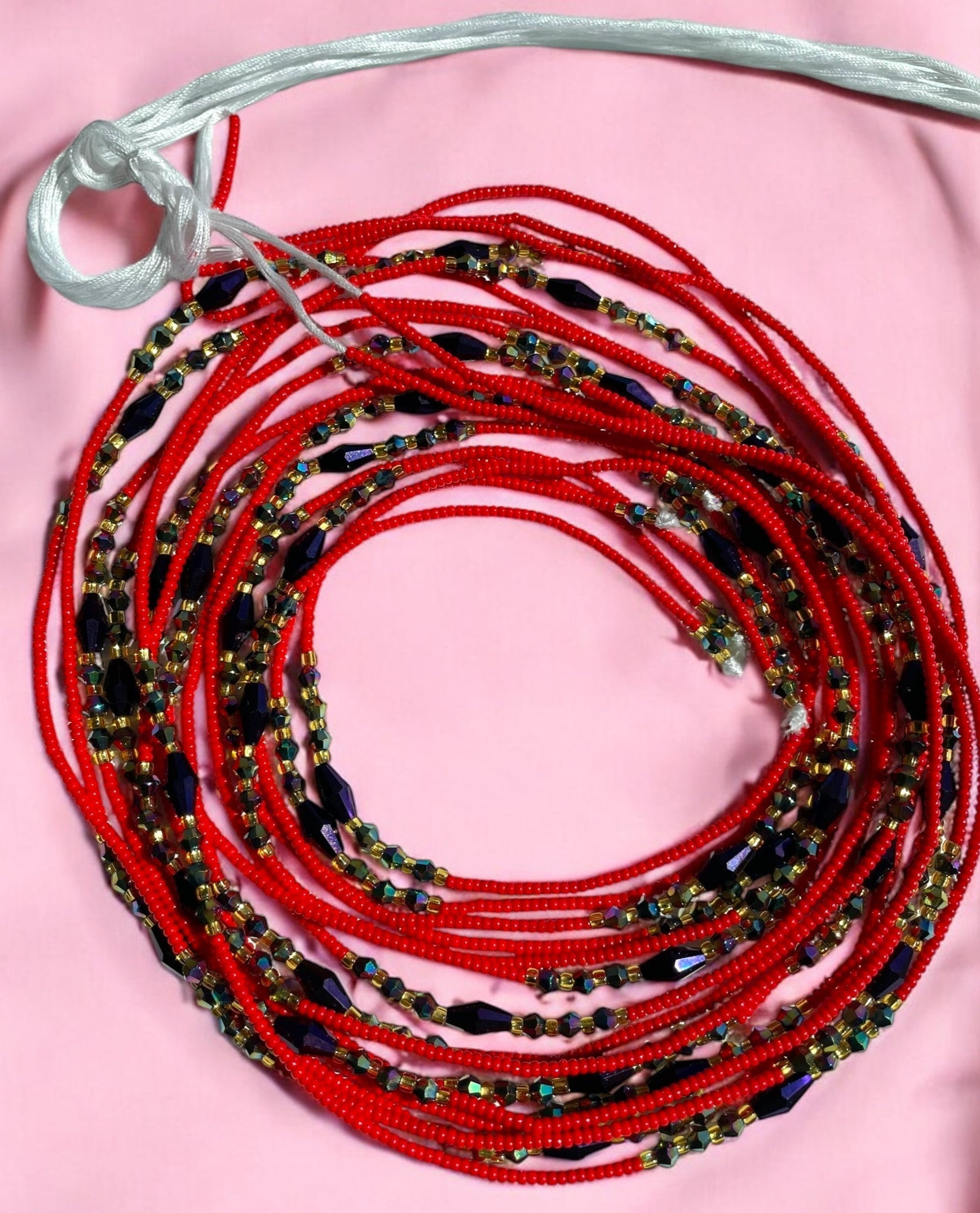 Rubino - Single Strand Waist Bead