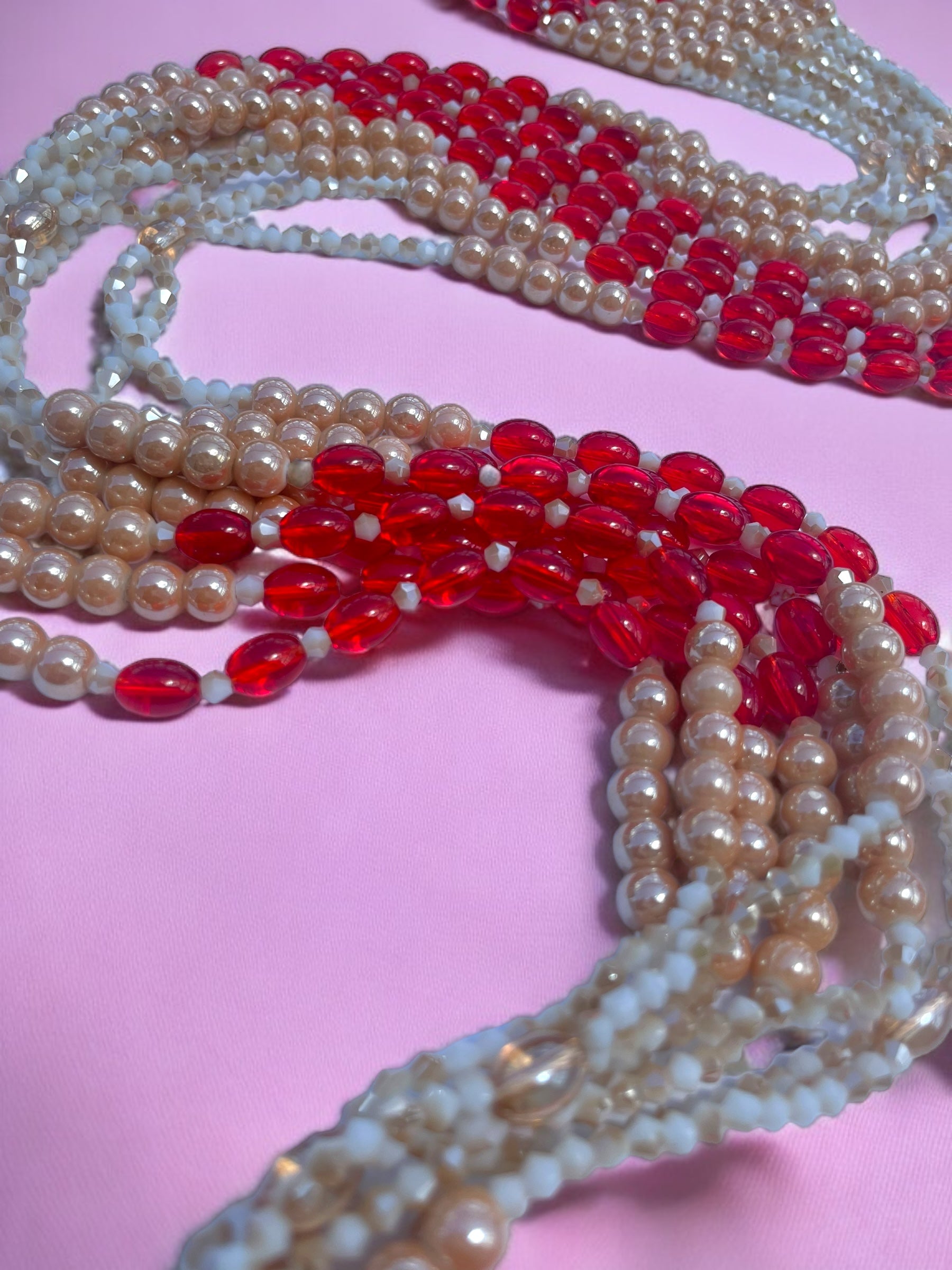 Abengourou - Double Strand Waist Bead