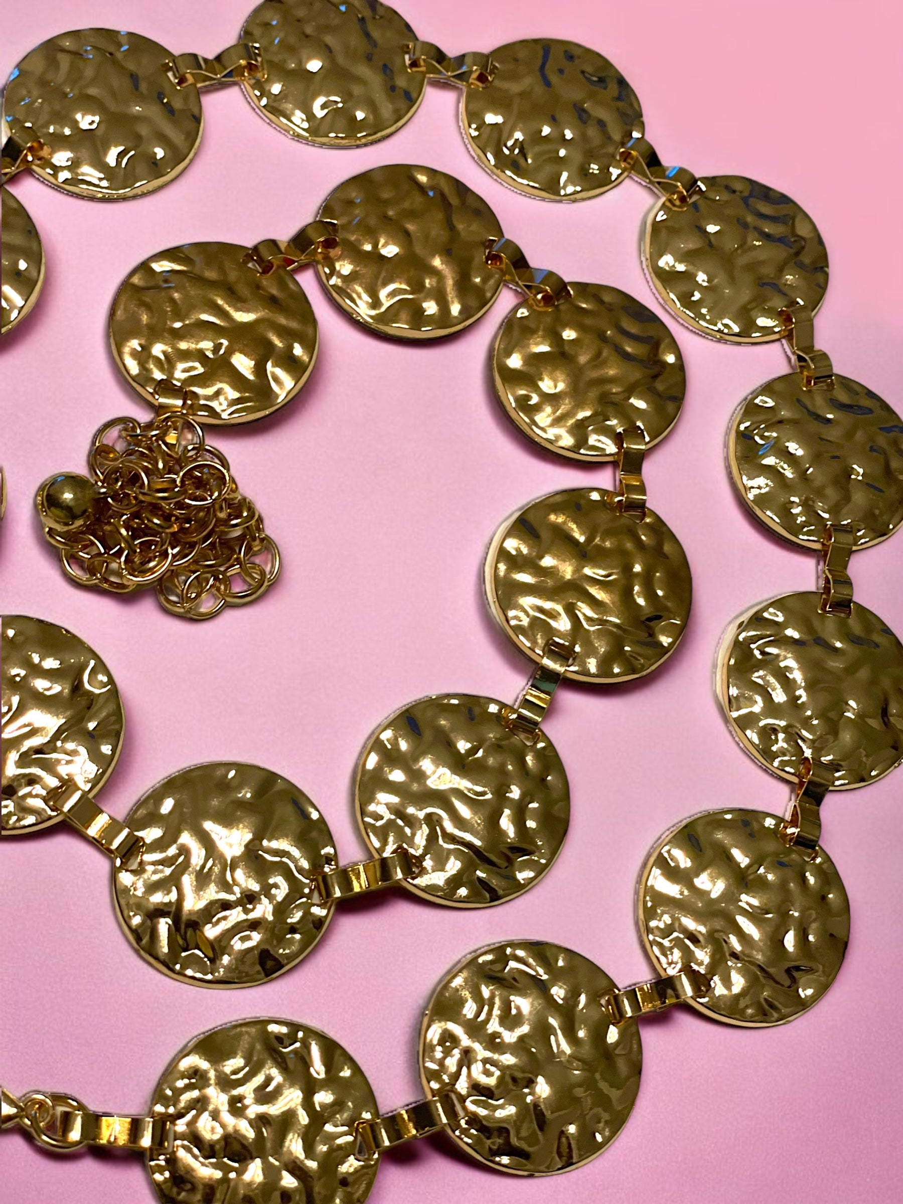 Molten Disc Belly Chain
