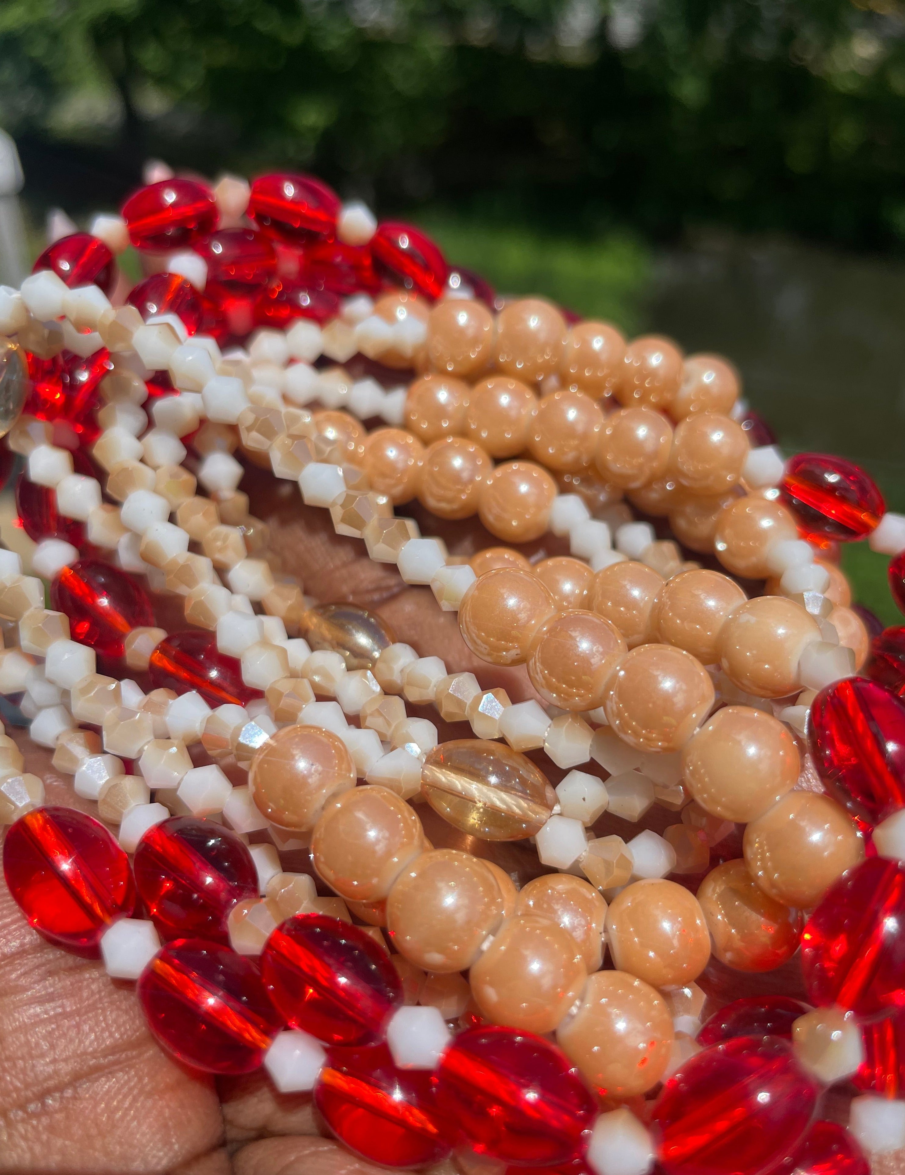 Abengourou - Double Strand Waist Bead