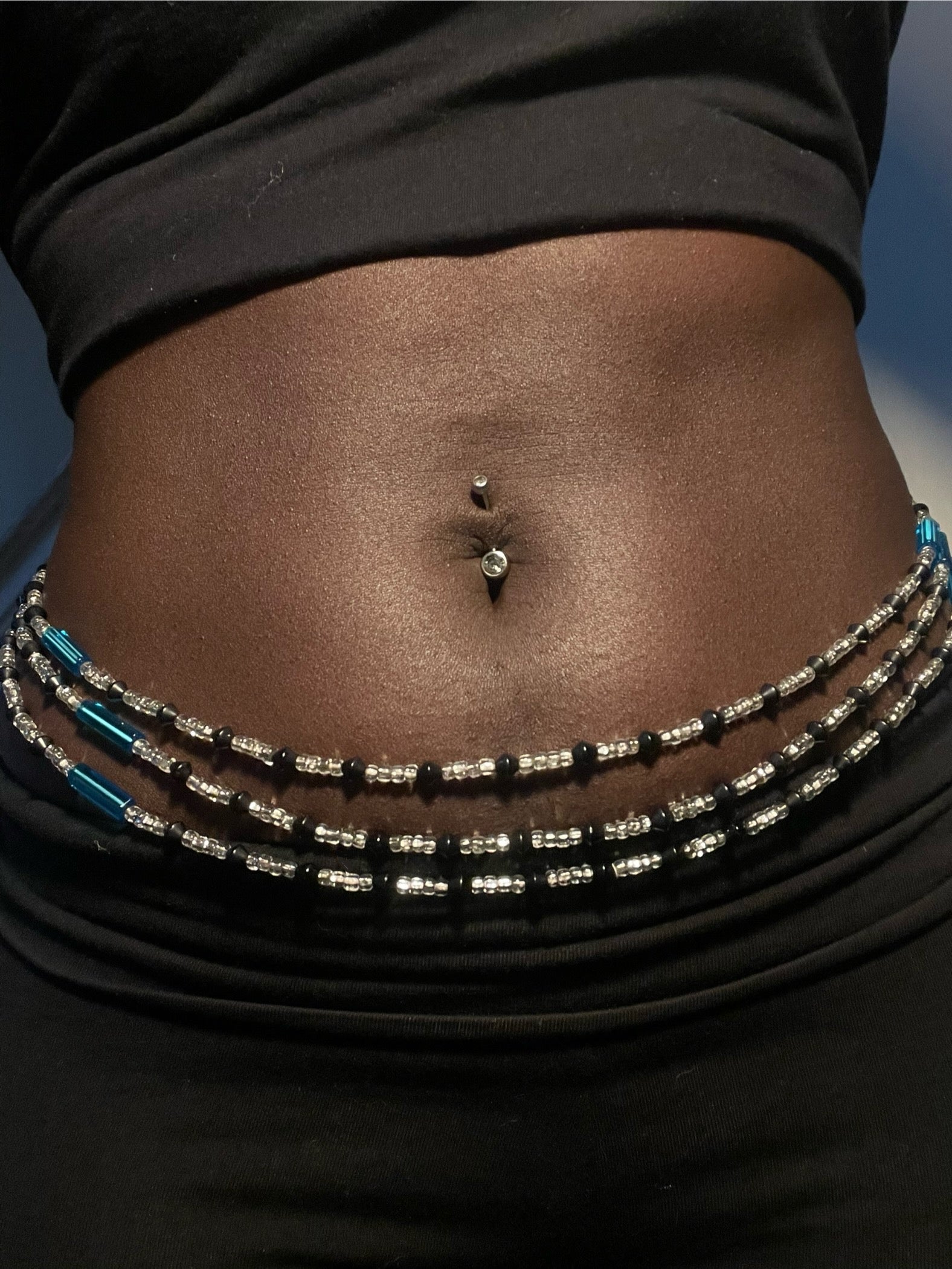 Load video: How To Put On Waist Beads; Follow Us on Instagram For More Tutorials