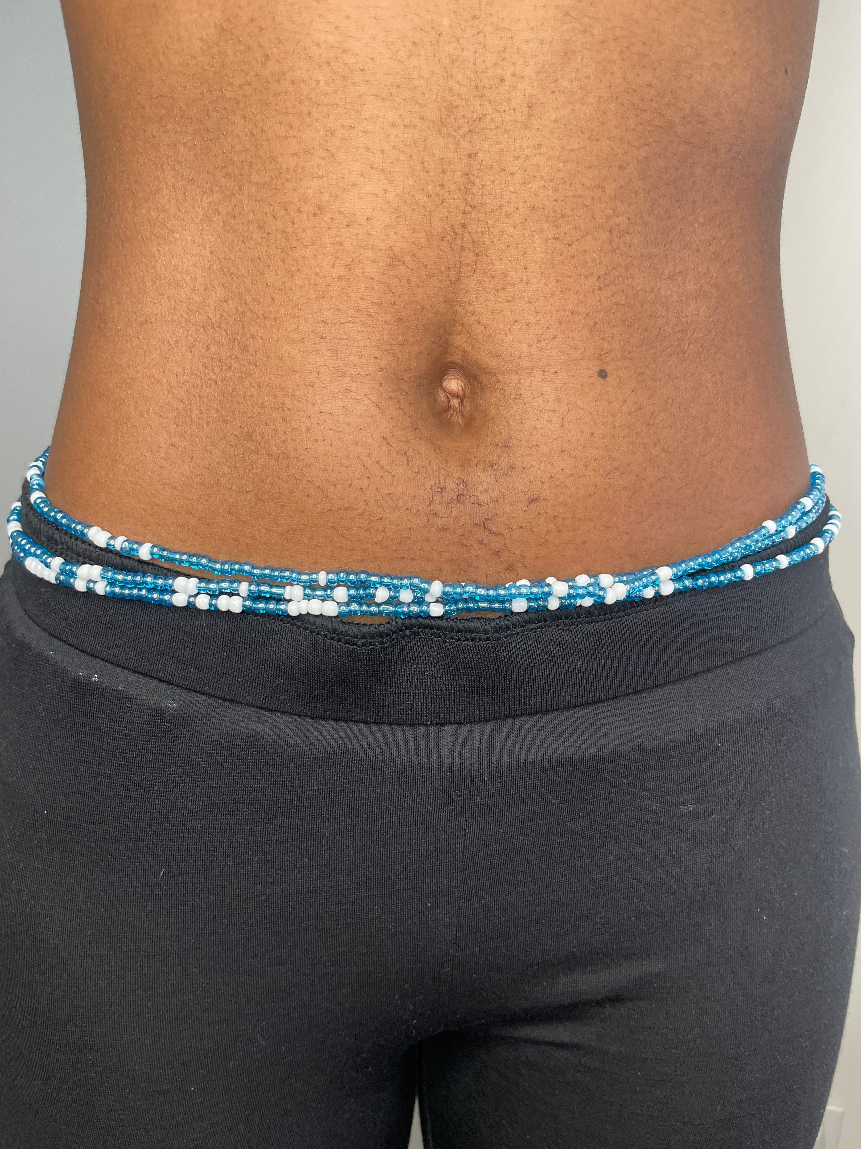 Elastic Waist Bead - Blue