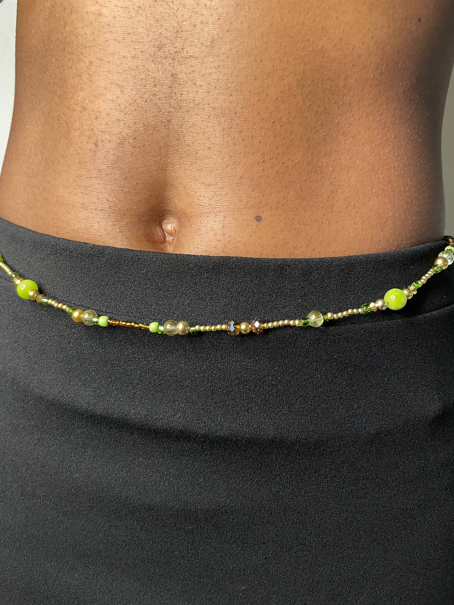 Beaded Belly Chain - Gold