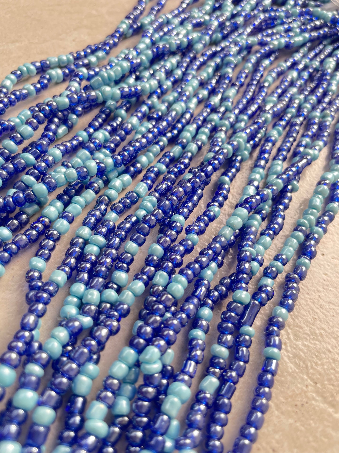 Elastic Waist Bead - Blue