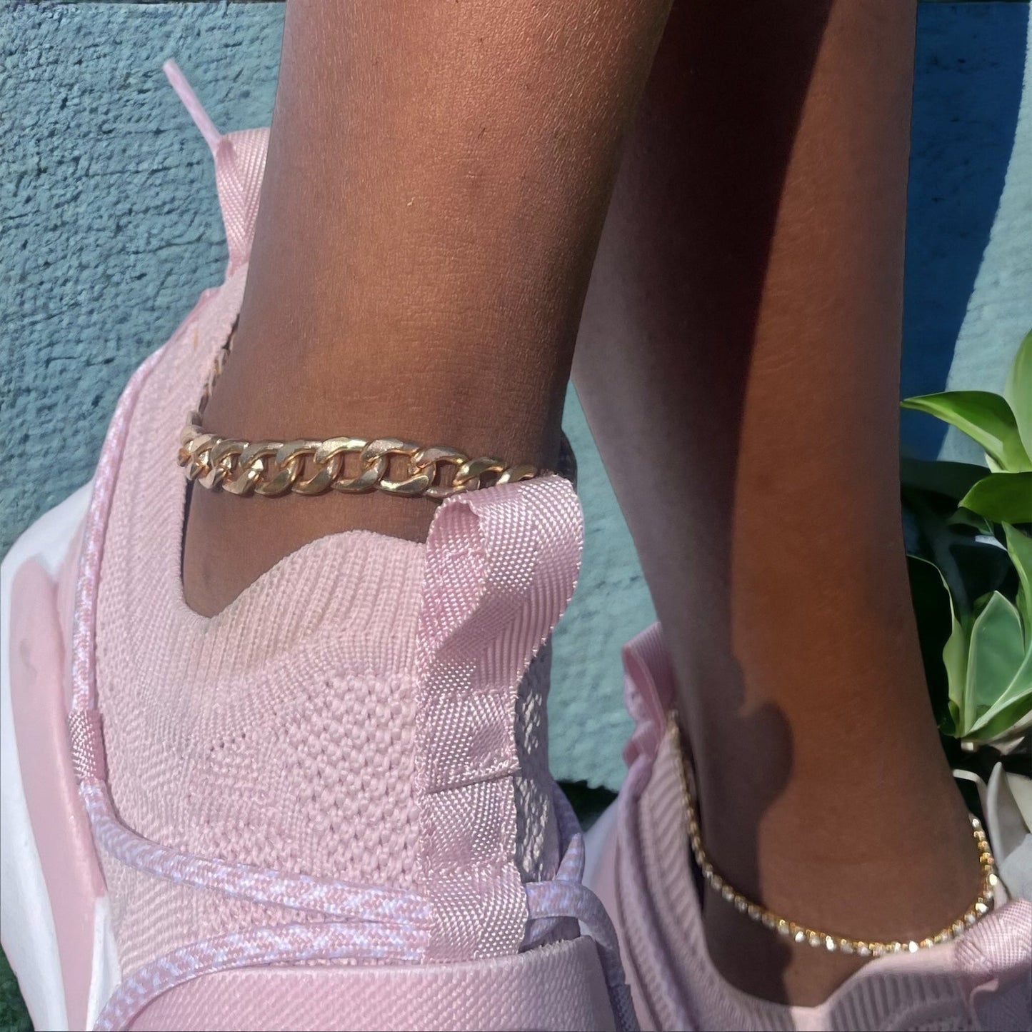 Chain Anklet - Cuban Chain
