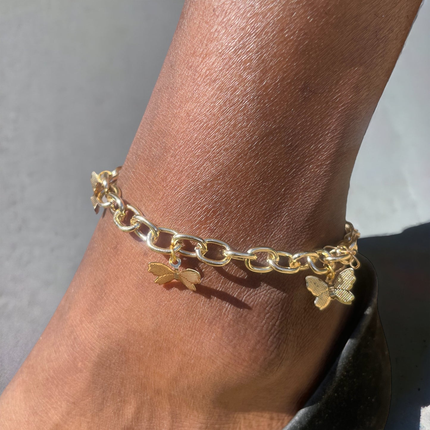Butterfly Chain Anklet