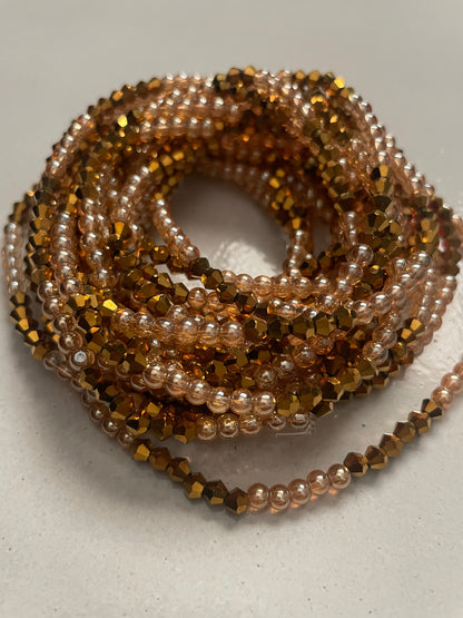 Elastic Waist Bead - Gold