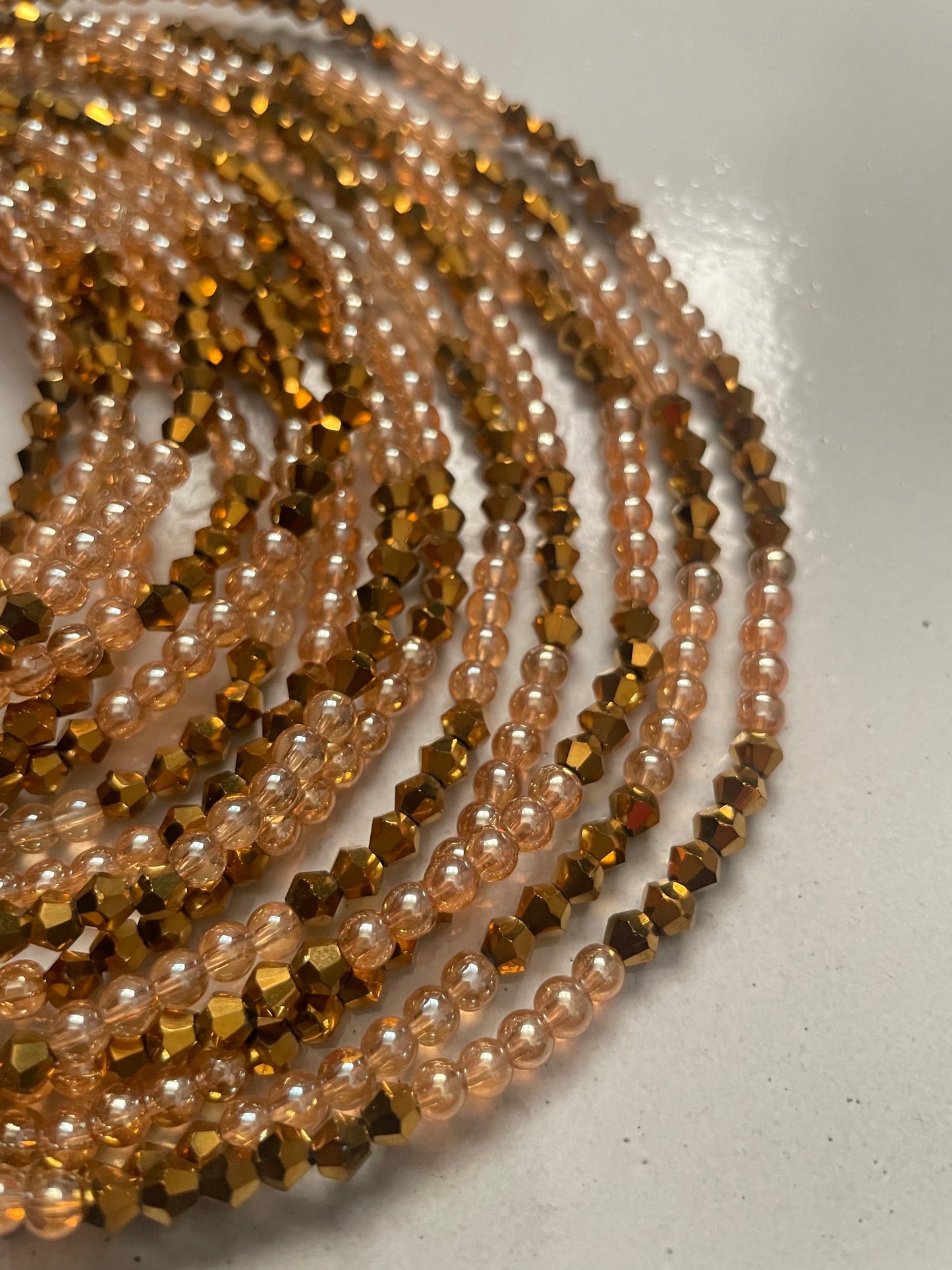 Elastic Waist Bead - Gold