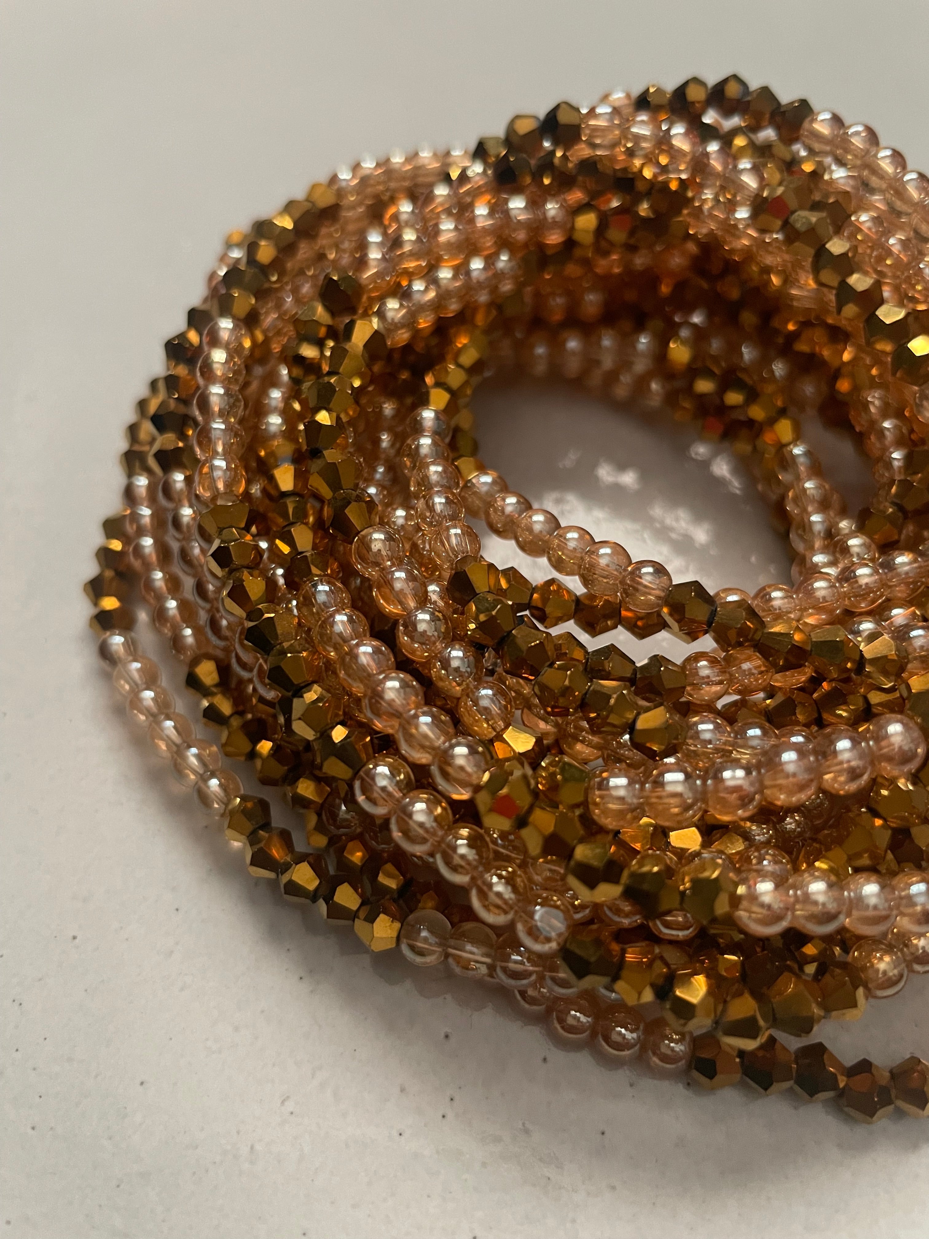 Elastic Waist Bead - Gold