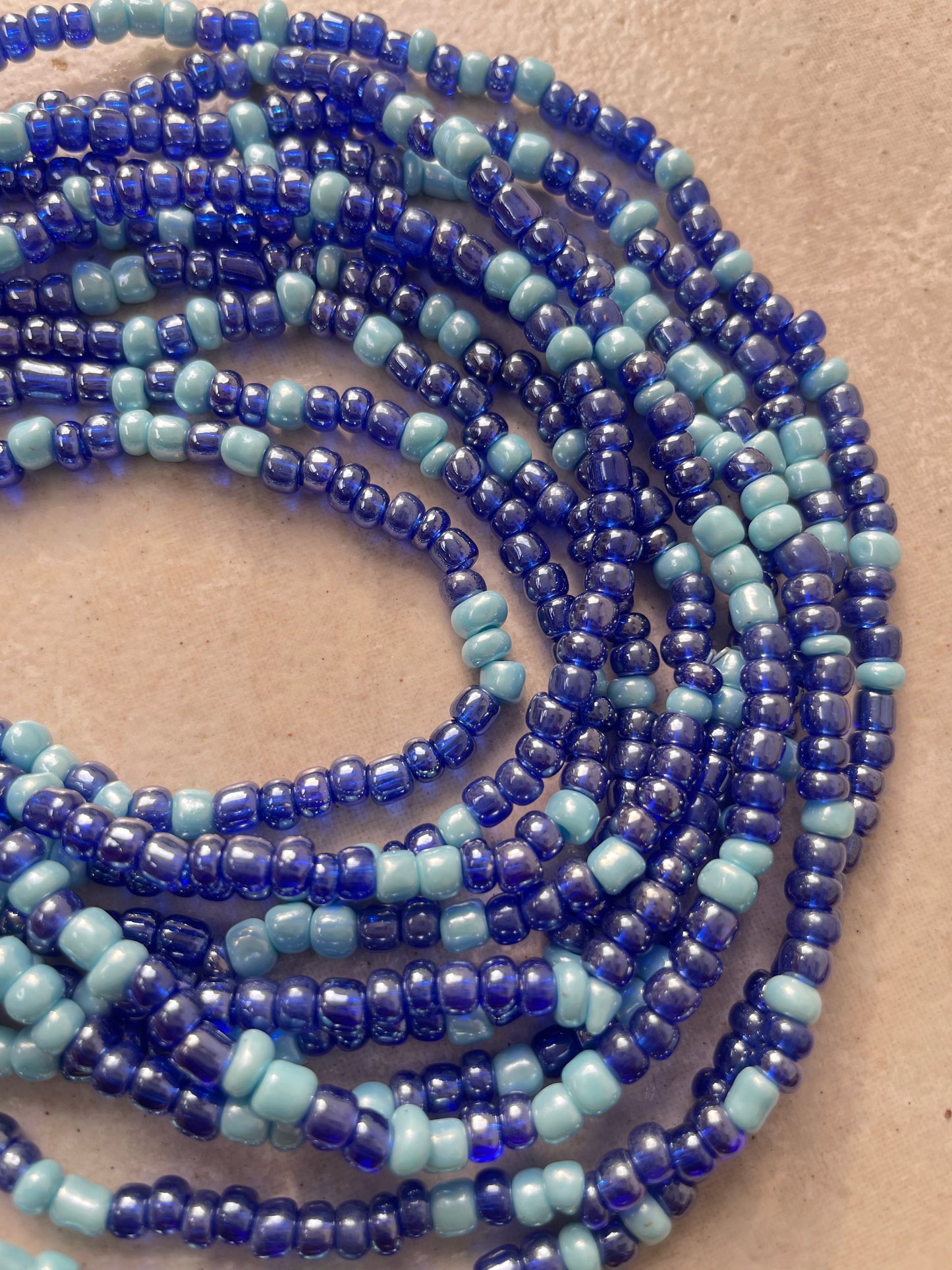 Elastic Waist Bead - Blue