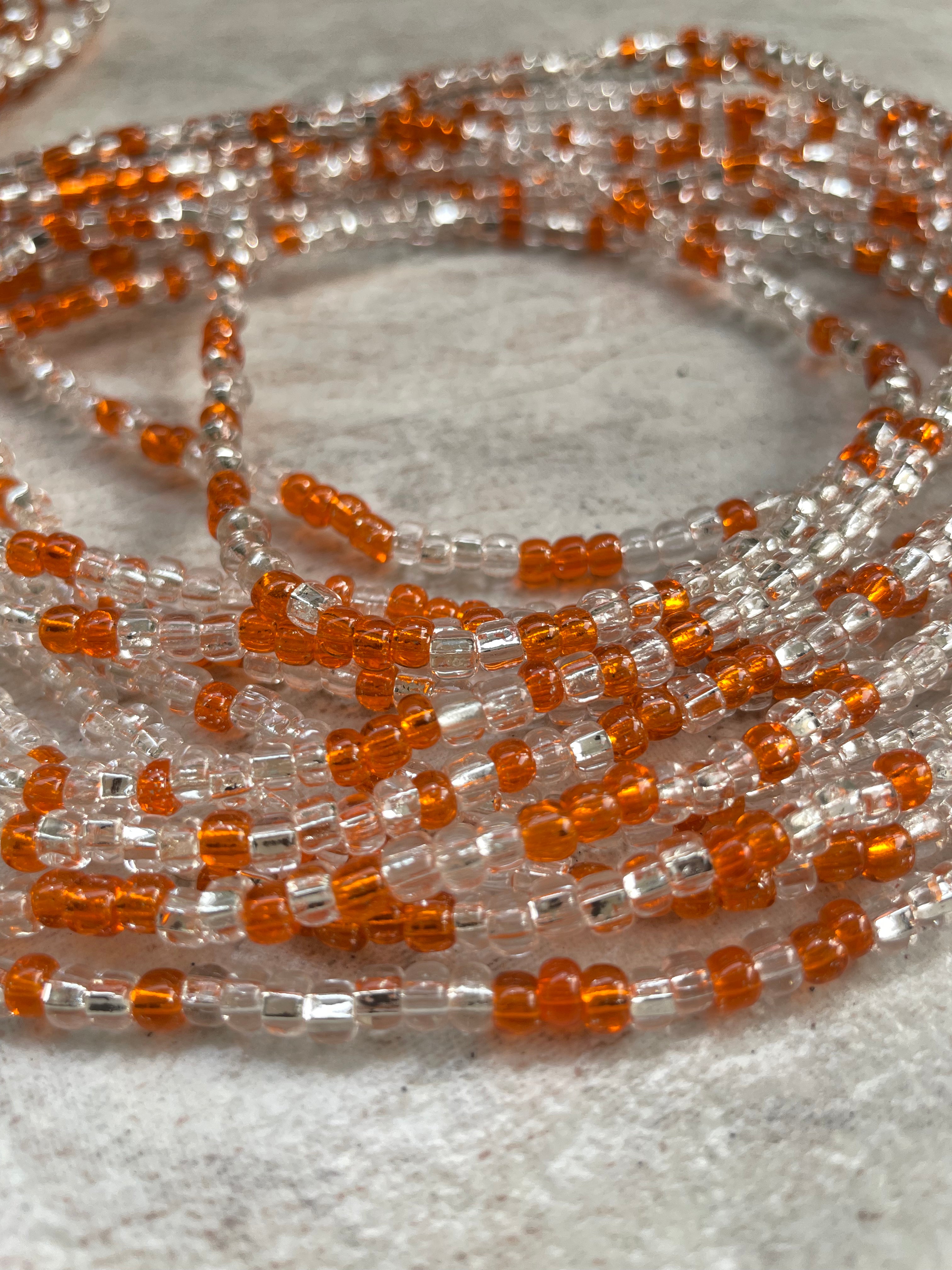 Elastic Waist Bead - Orange