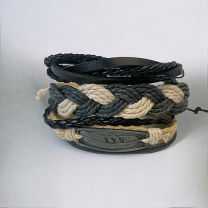 Fearless Braided Bracelet Set
