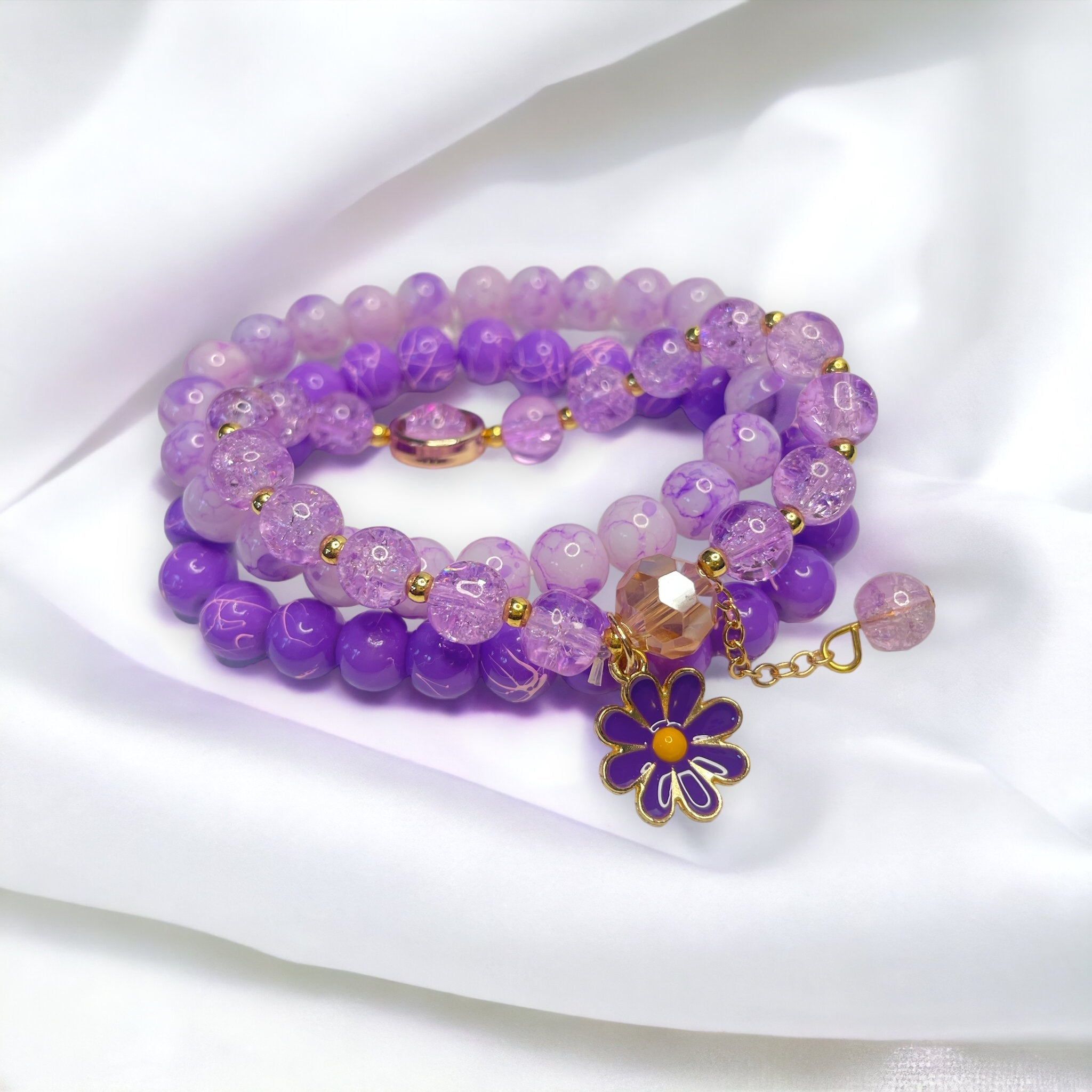 Fairy Orb Bracelet Set - Purple