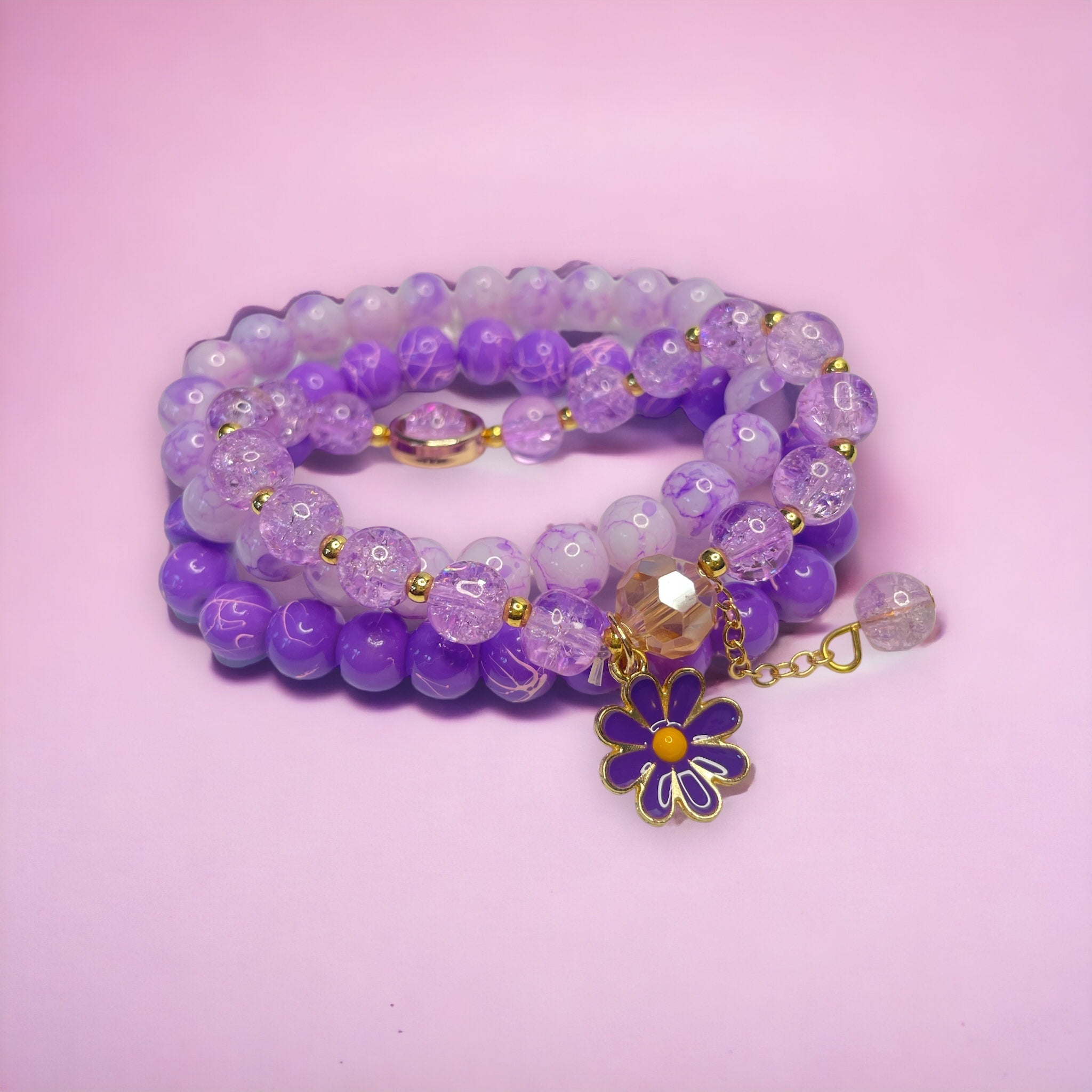 Fairy Orb Bracelet Set - Purple