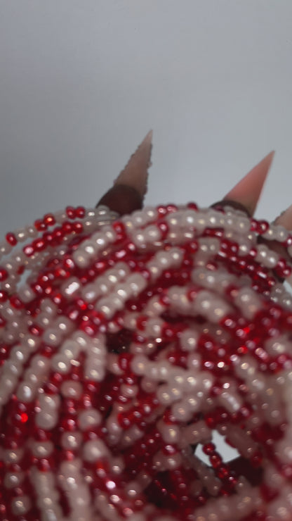 Red Mushroom - Elastic Waist Bead
