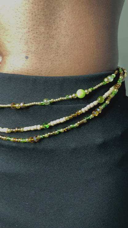 Twilight Forest Beaded Belly Chain